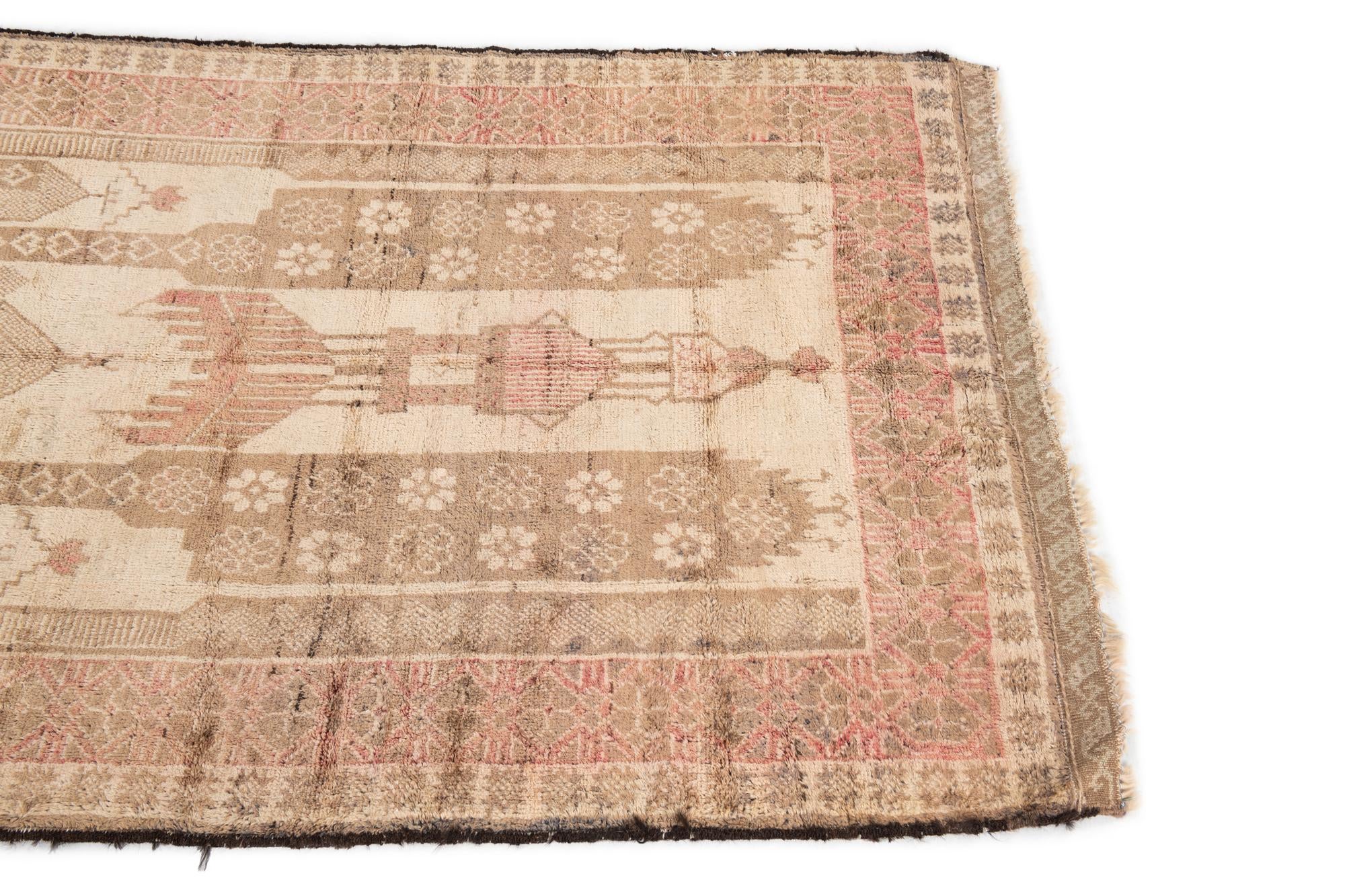 3' x 5' 3 Hand Knotted Ultra Vintage Persian Wool Rug