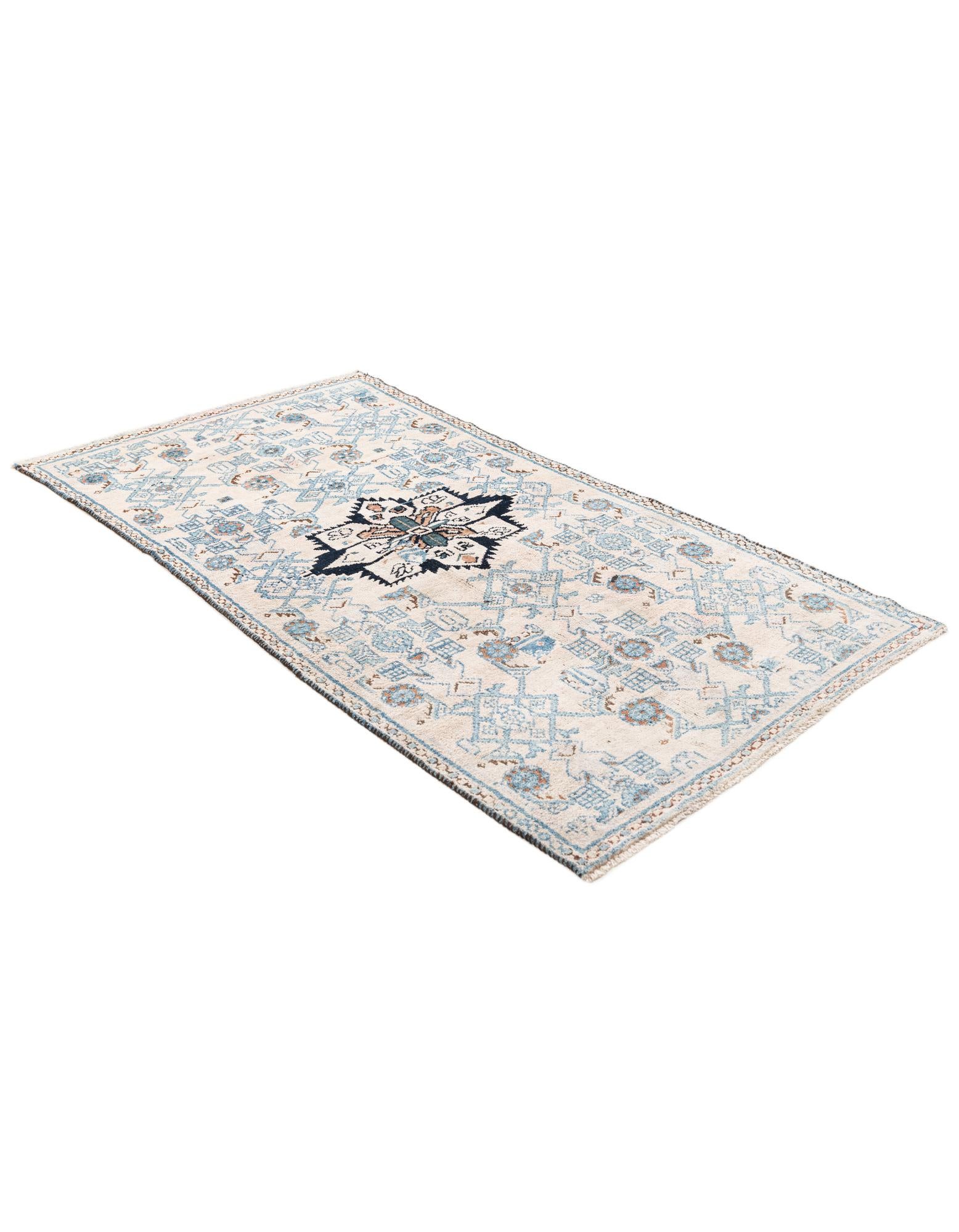 3' 2 x 5' 8 Hand Knotted Ultra Vintage Persian Wool Rug