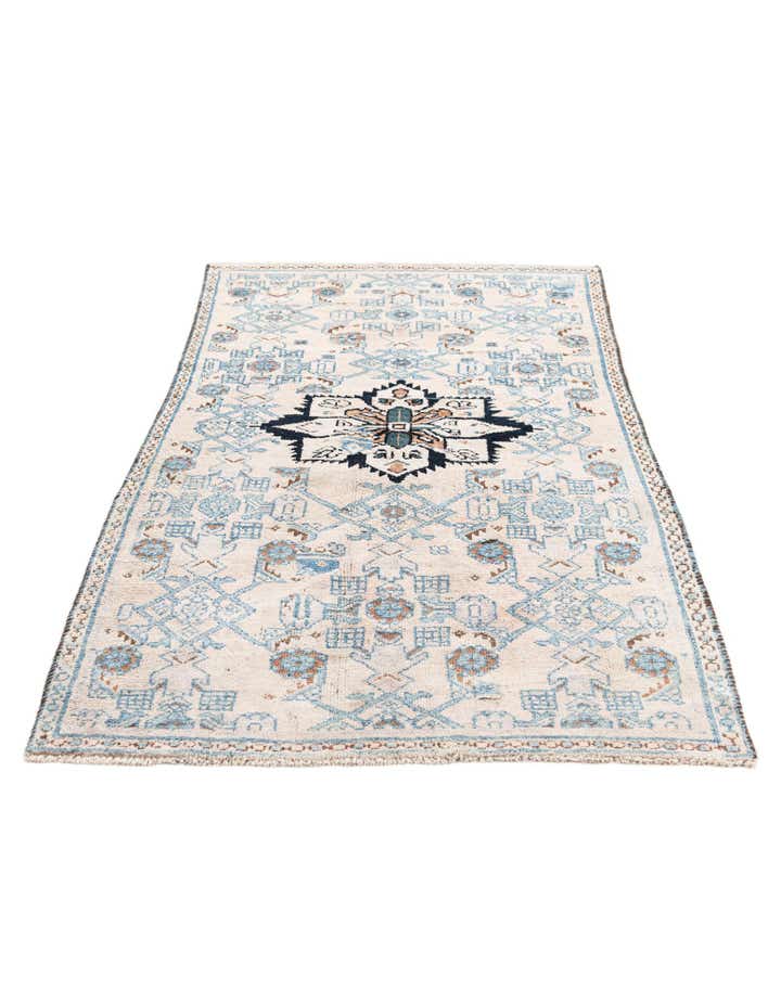 3' 2 x 5' 8 Hand Knotted Ultra Vintage Persian Wool Rug