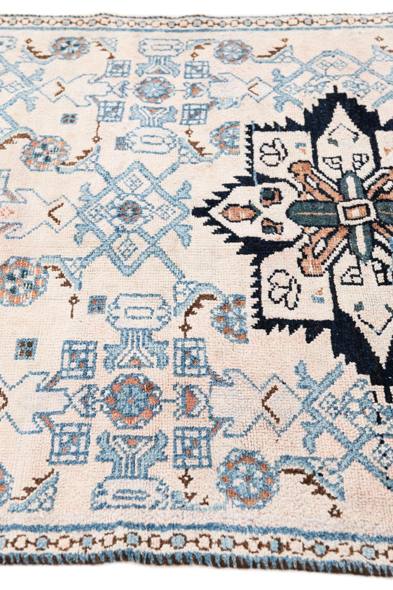3' 2 x 5' 8 Hand Knotted Ultra Vintage Persian Wool Rug