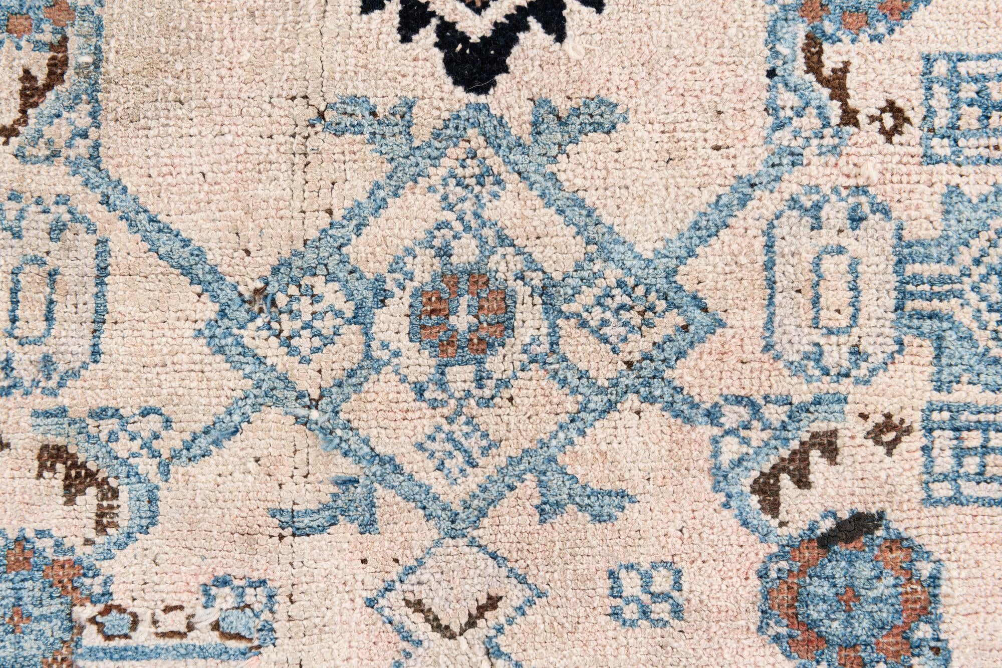 3' 2 x 5' 8 Hand Knotted Ultra Vintage Persian Wool Rug