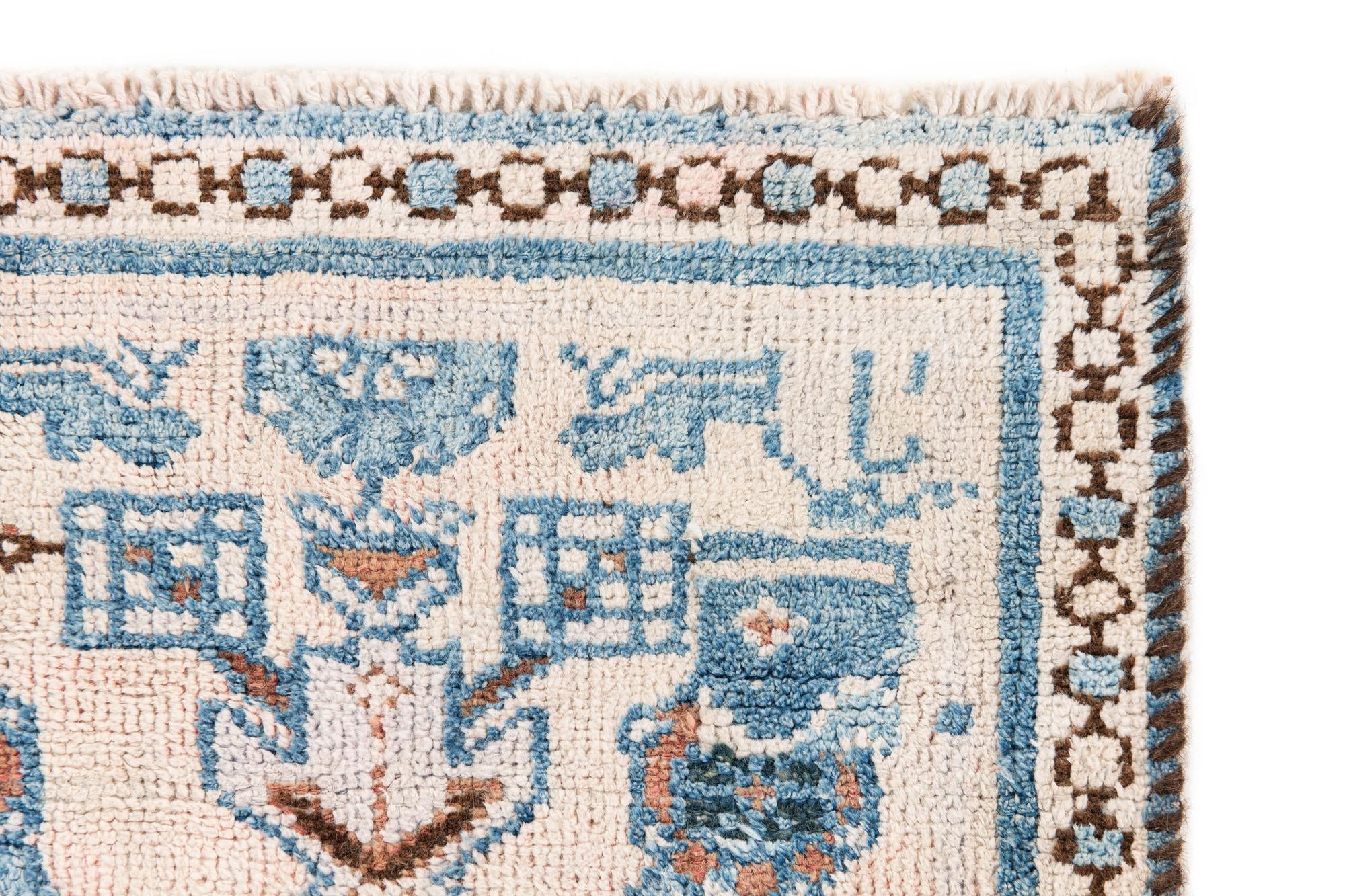 3' 2 x 5' 8 Hand Knotted Ultra Vintage Persian Wool Rug