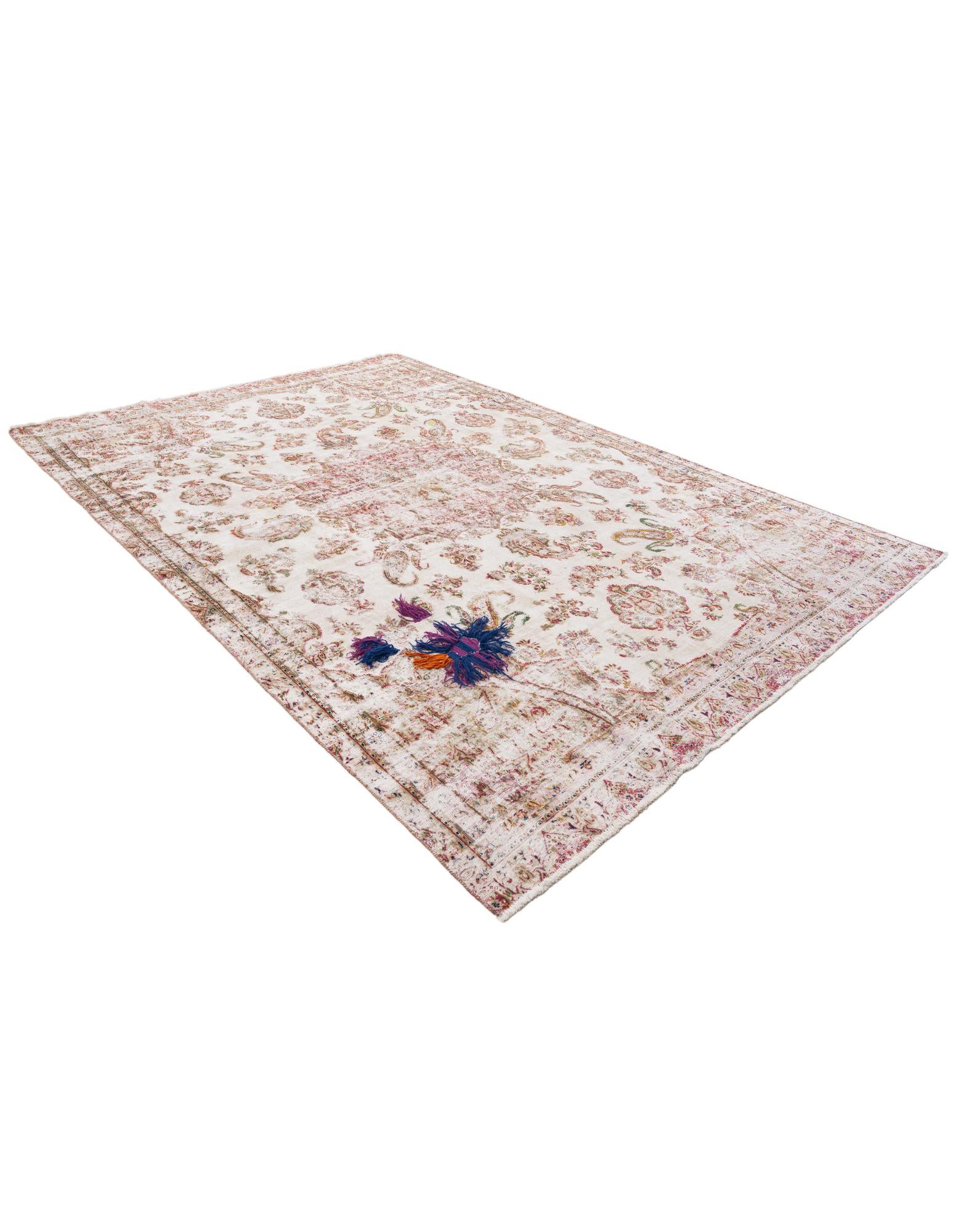 7' 6 x 11' 1 Hand Knotted Ultra Vintage Persian Wool Rug