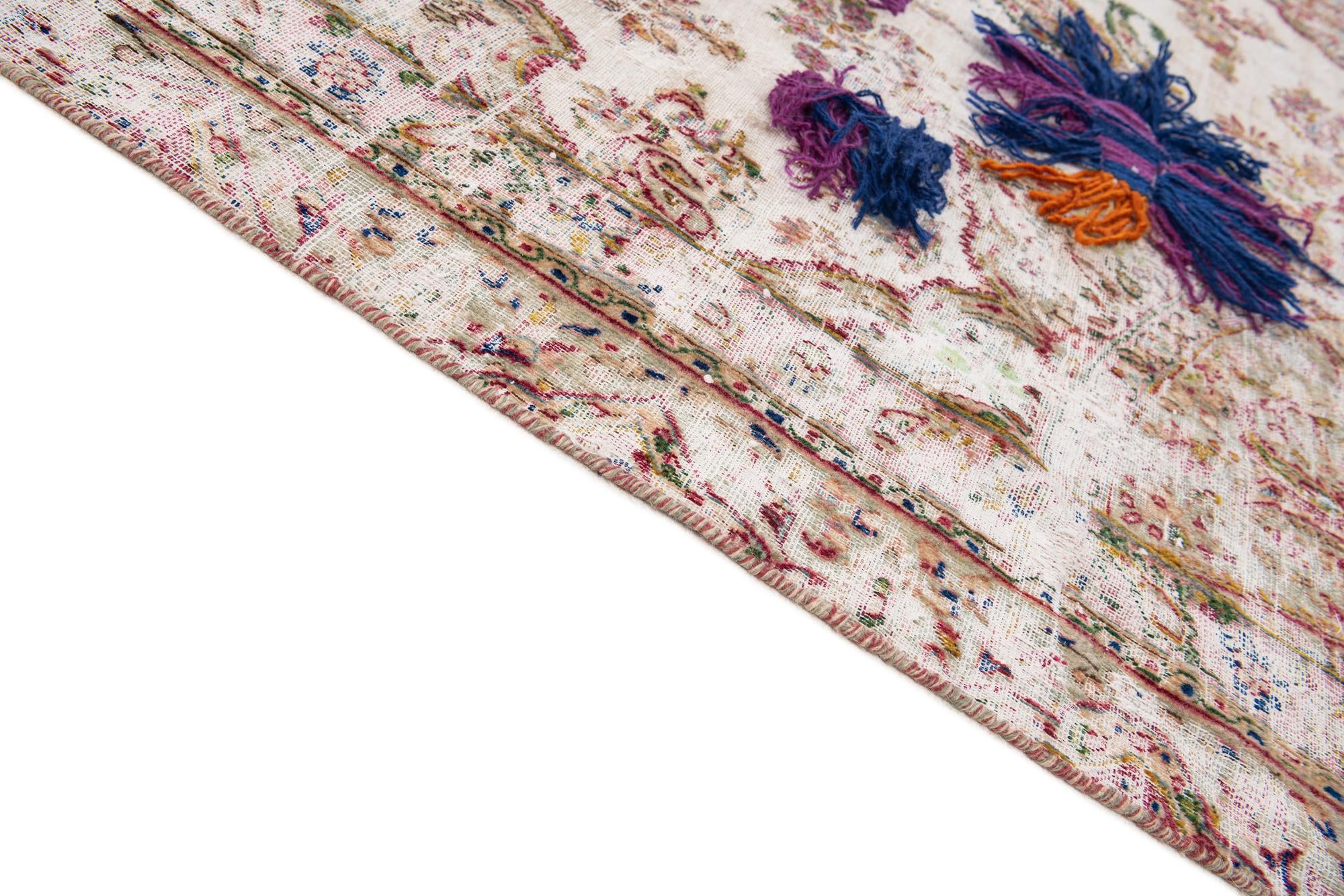 7' 6 x 11' 1 Hand Knotted Ultra Vintage Persian Wool Rug
