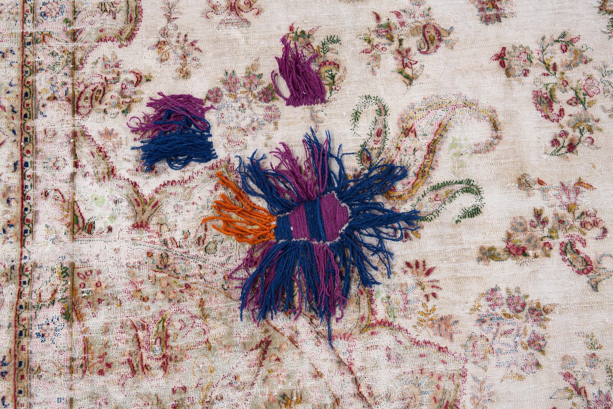 7' 6 x 11' 1 Hand Knotted Ultra Vintage Persian Wool Rug