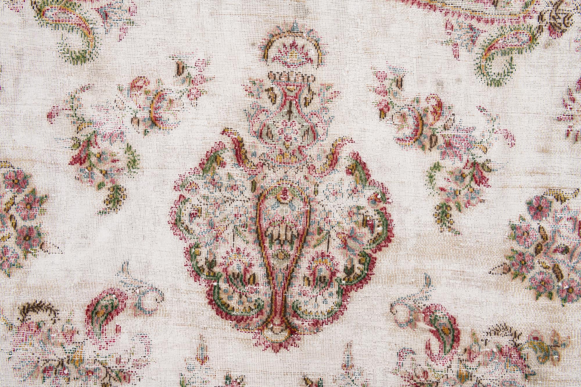 7' 6 x 11' 1 Hand Knotted Ultra Vintage Persian Wool Rug