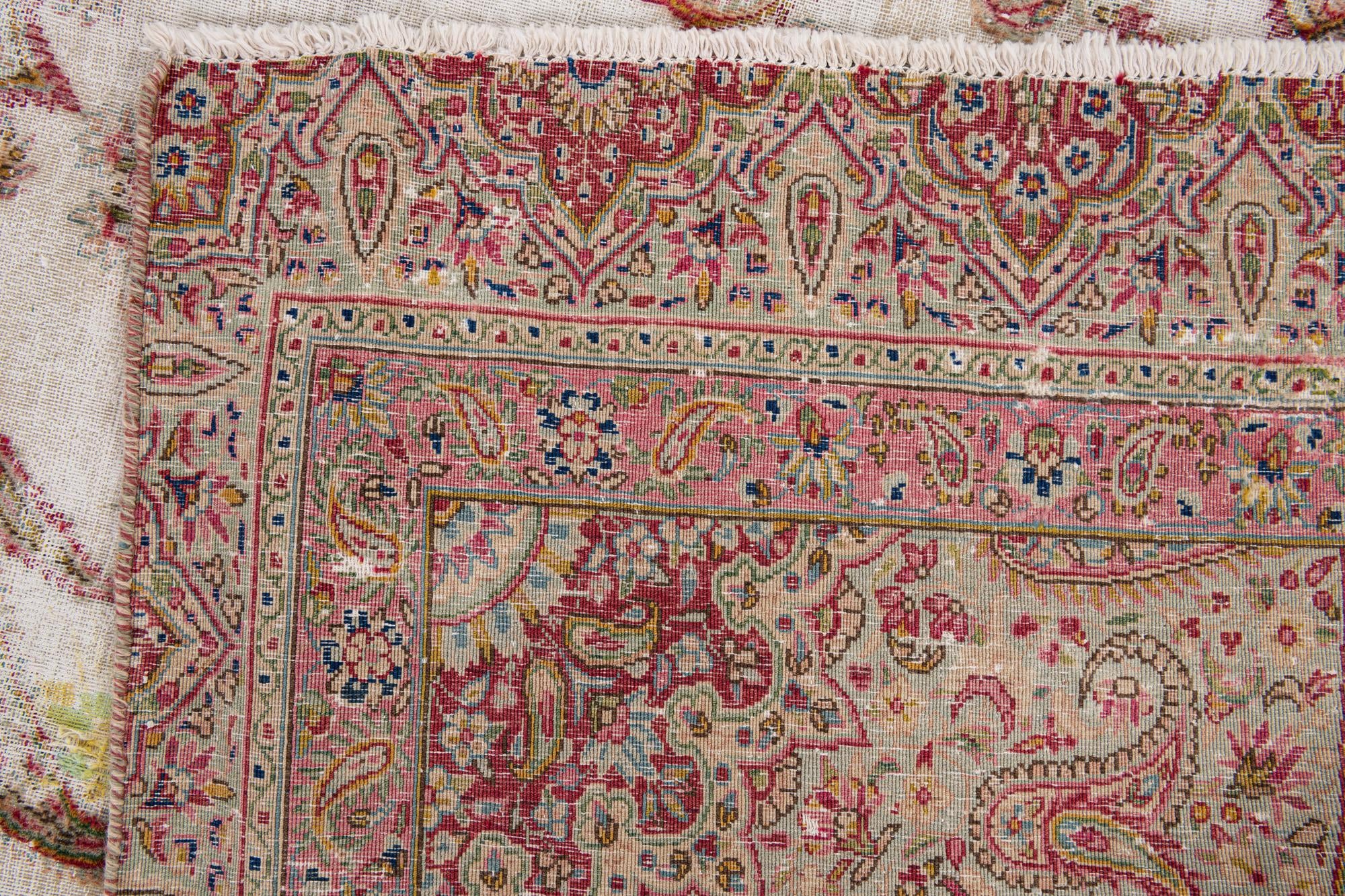 7' 6 x 11' 1 Hand Knotted Ultra Vintage Persian Wool Rug