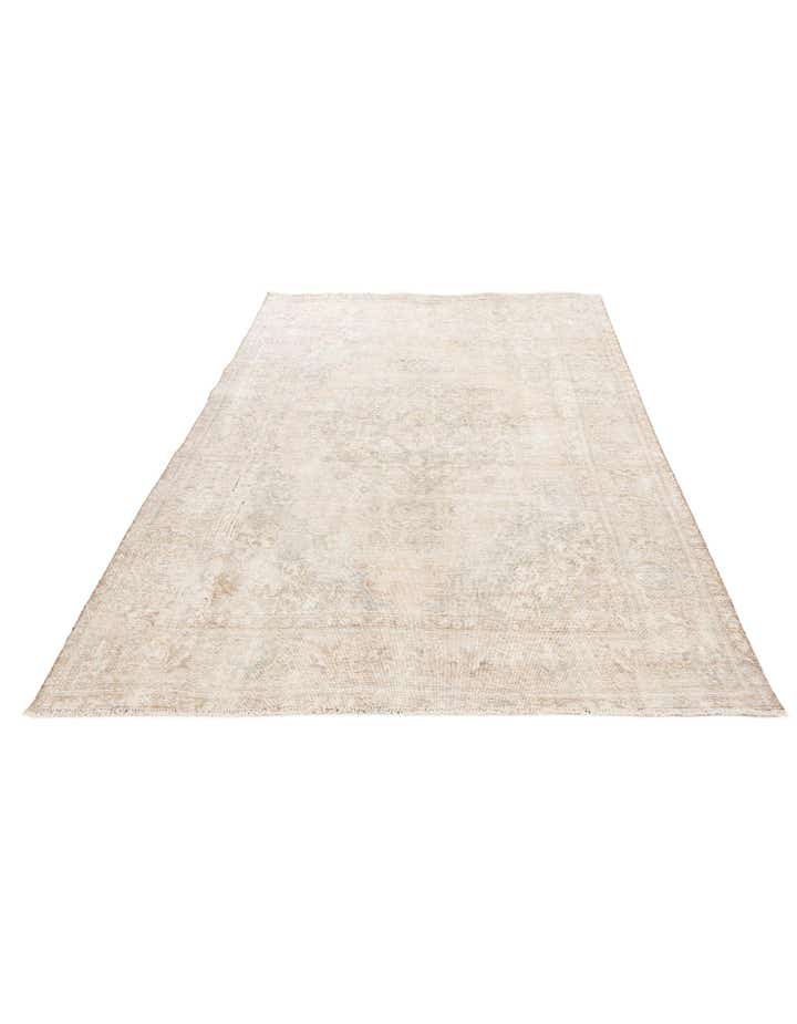 6' 3 x 9' 4 Hand Knotted Ultra Vintage Persian Wool Rug