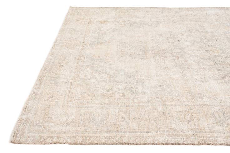 Detail image of 6' 3 x 9' 4 Hand Knotted Ultra Vintage Persian Wool Rug