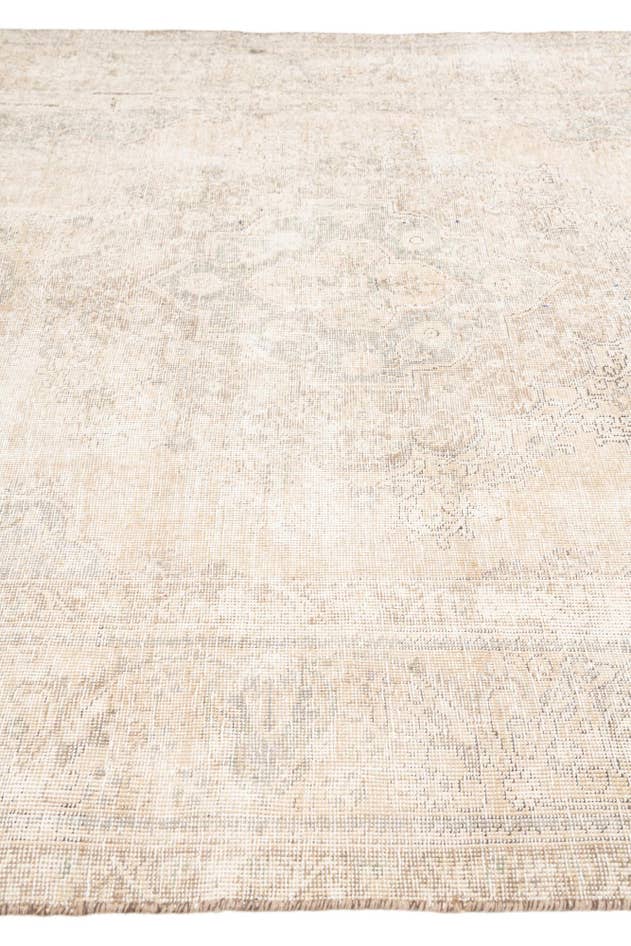 Detail image of 6' 3 x 9' 4 Hand Knotted Ultra Vintage Persian Wool Rug