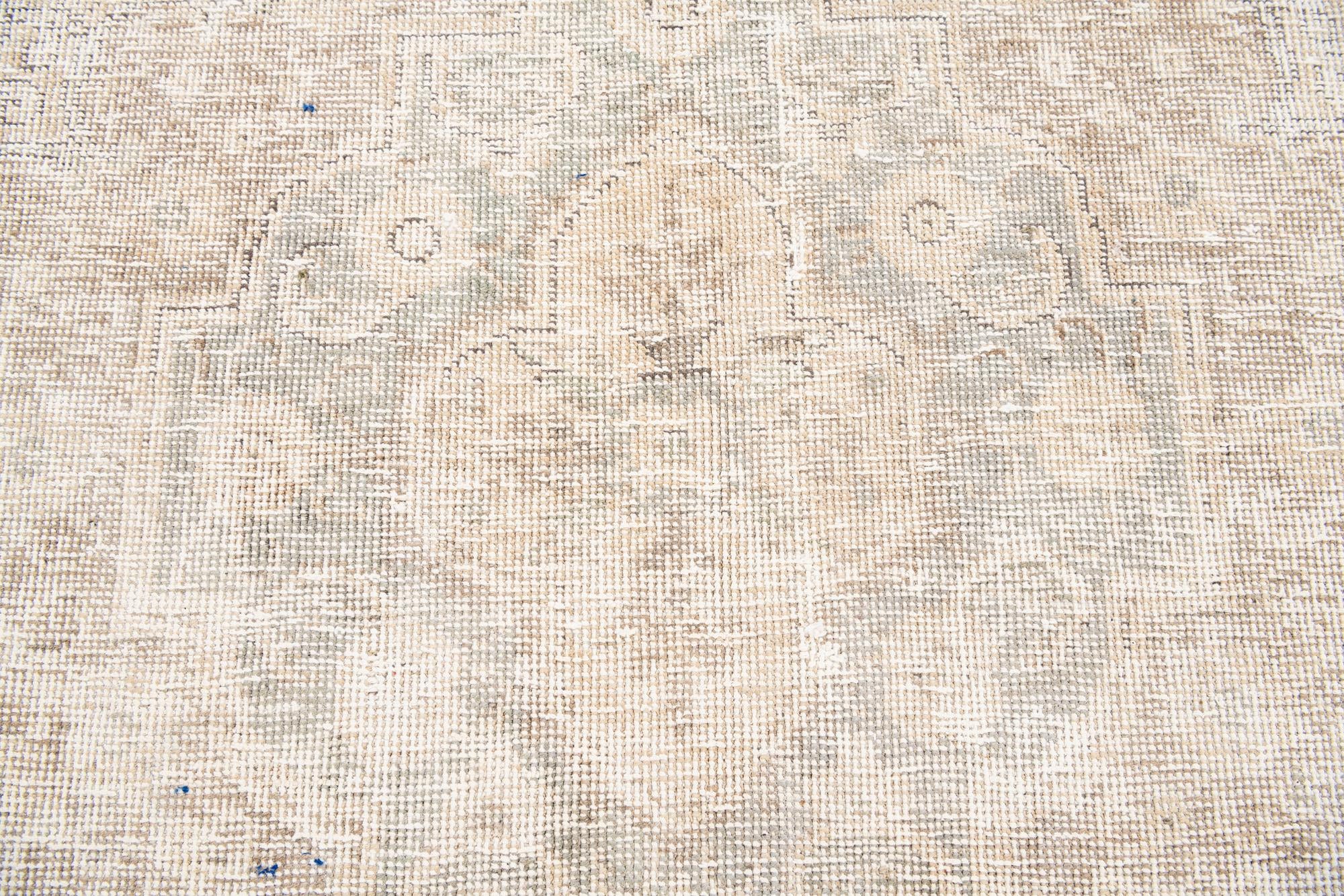 6' 3 x 9' 4 Hand Knotted Ultra Vintage Persian Wool Rug