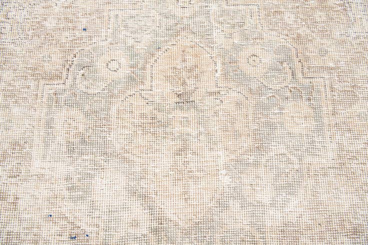 Detail image of 6' 3 x 9' 4 Hand Knotted Ultra Vintage Persian Wool Rug