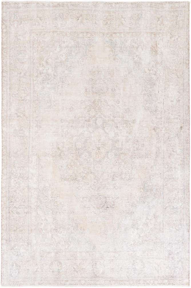 6' 3 x 9' 4 Hand Knotted Ultra Vintage Persian Wool Rug