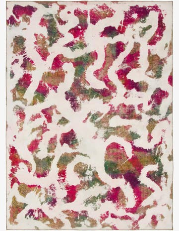 9' 5 x 12' 6 Hand Knotted Ultra Vintage Persian Wool Rug