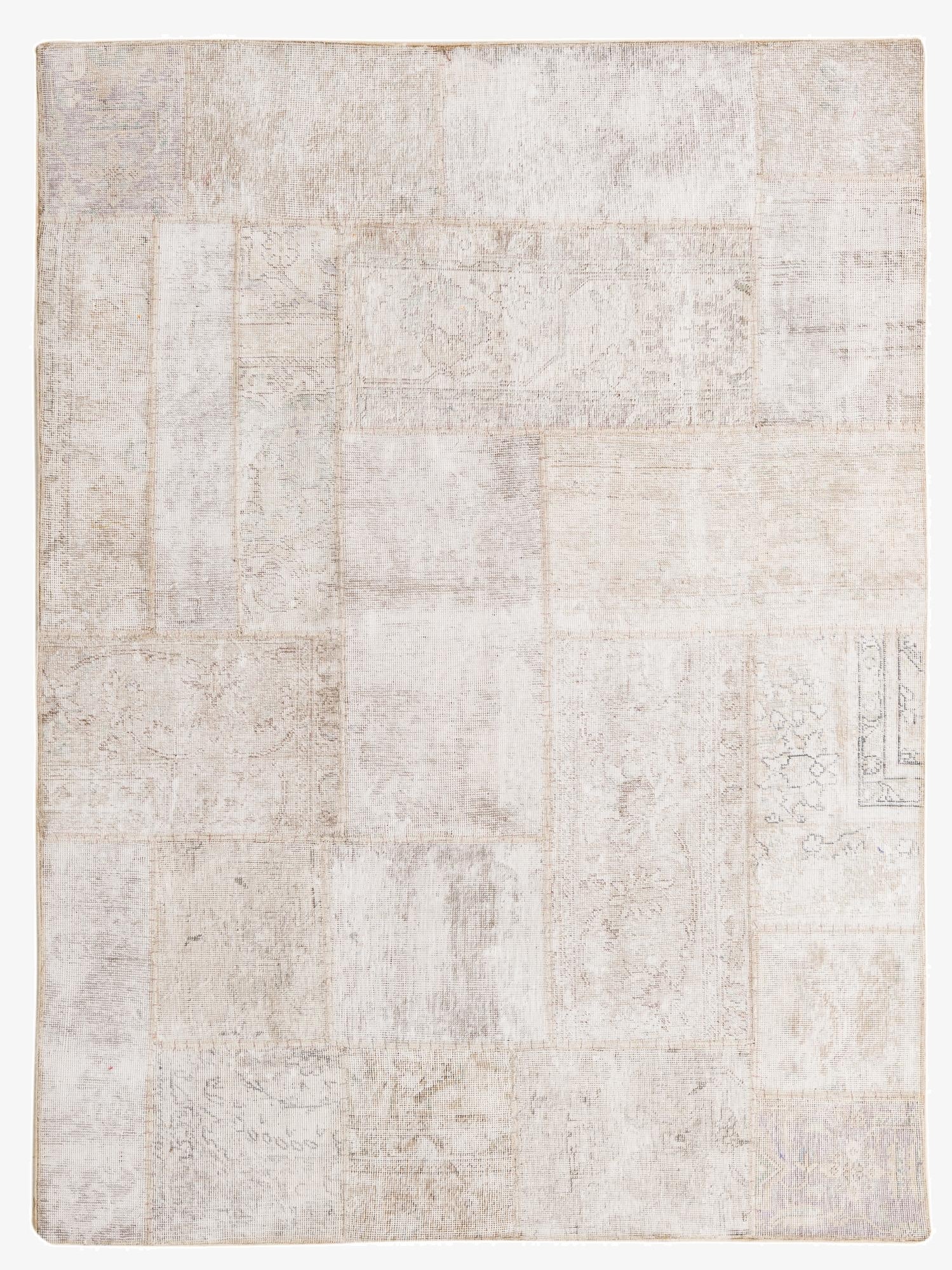 5' x 6' 8  Hand Knotted Ultra Vintage Persian Wool Rug