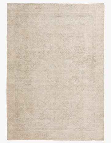 7' 3 x 10' 2 Hand Knotted Ultra Vintage Persian Wool Rug