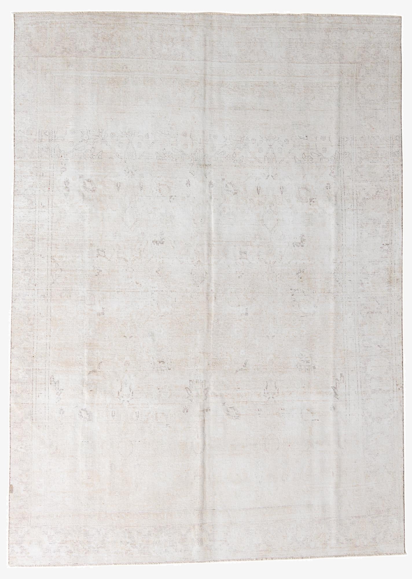 9' x 12' 5  Hand Knotted Ultra Vintage Persian Wool Rug