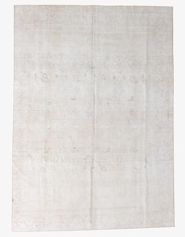 9' x 12' 5 Hand Knotted Ultra Vintage Persian Wool Rug