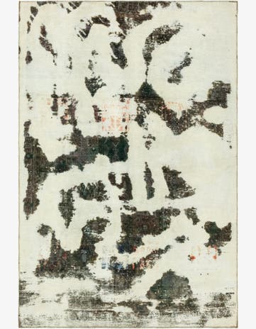 6' x 9' Hand Knotted Ultra Vintage Persian Wool Rug