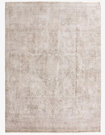 9' 6 x 13' Hand Knotted Ultra Vintage Persian Wool Rug