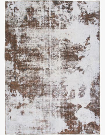 5' 7 x 7' 10 Hand Knotted Ultra Vintage Persian Wool Rug