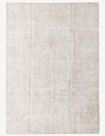 9' x 12' 5 Hand Knotted Ultra Vintage Persian Wool Rug