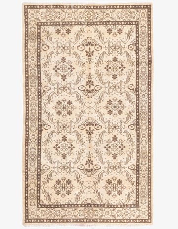 4' x 7' Hand Knotted Ultra Vintage Persian Wool Rug