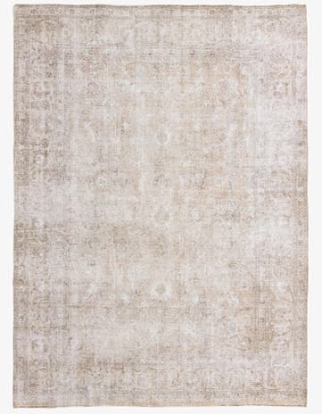 8' x 10' 10 Hand Knotted Ultra Vintage Persian Wool Rug