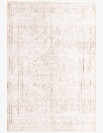 6' 5 x 9' 5 Hand Knotted Ultra Vintage Persian Wool Rug