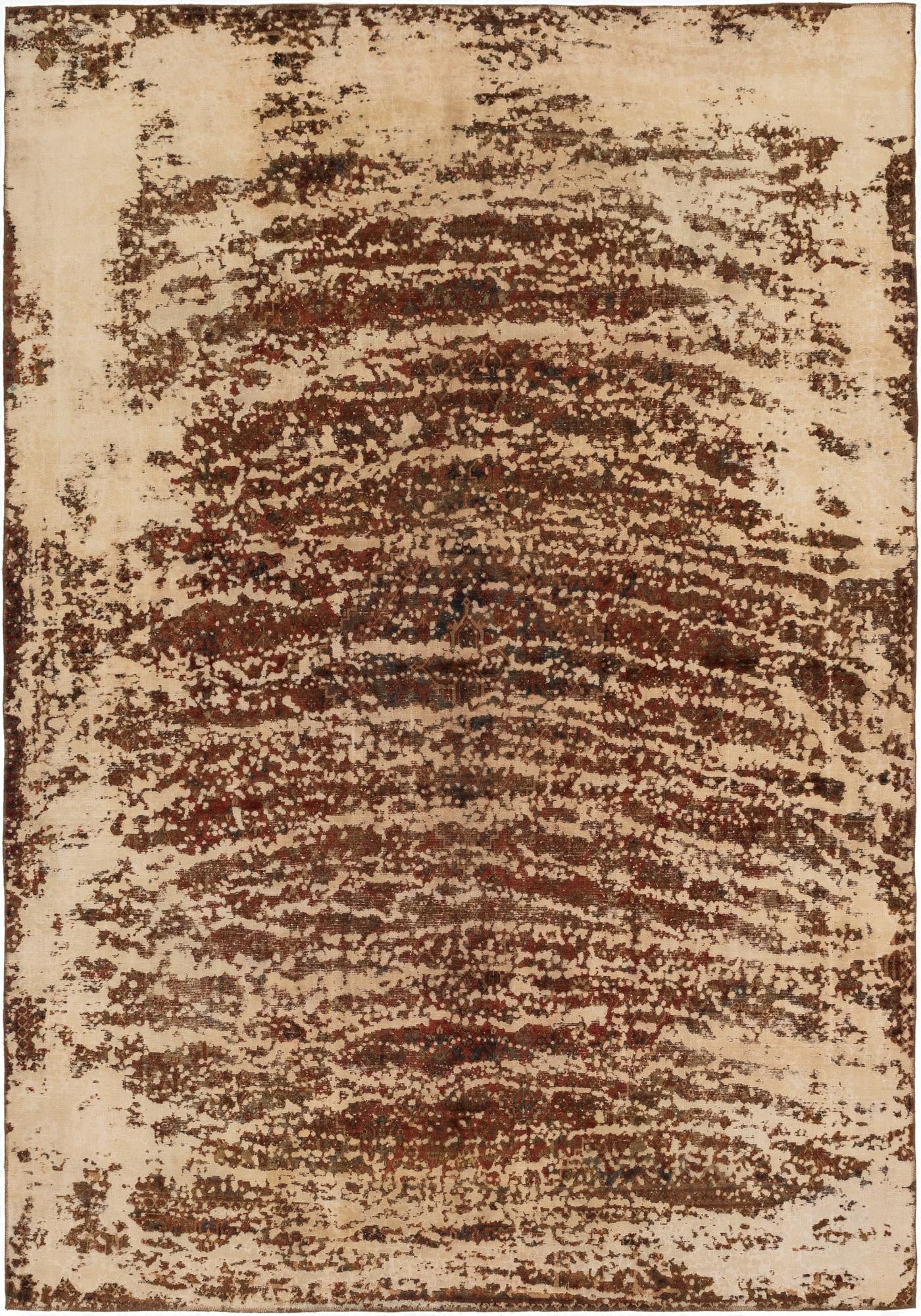 8' 8 x 12' 8  Hand Knotted Ultra Vintage Persian Wool Rug