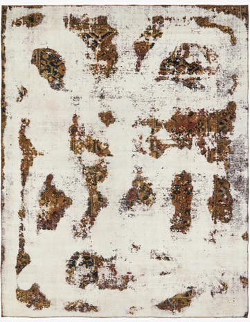 8' 5 x 10' 8 Hand Knotted Ultra Vintage Persian Wool Rug