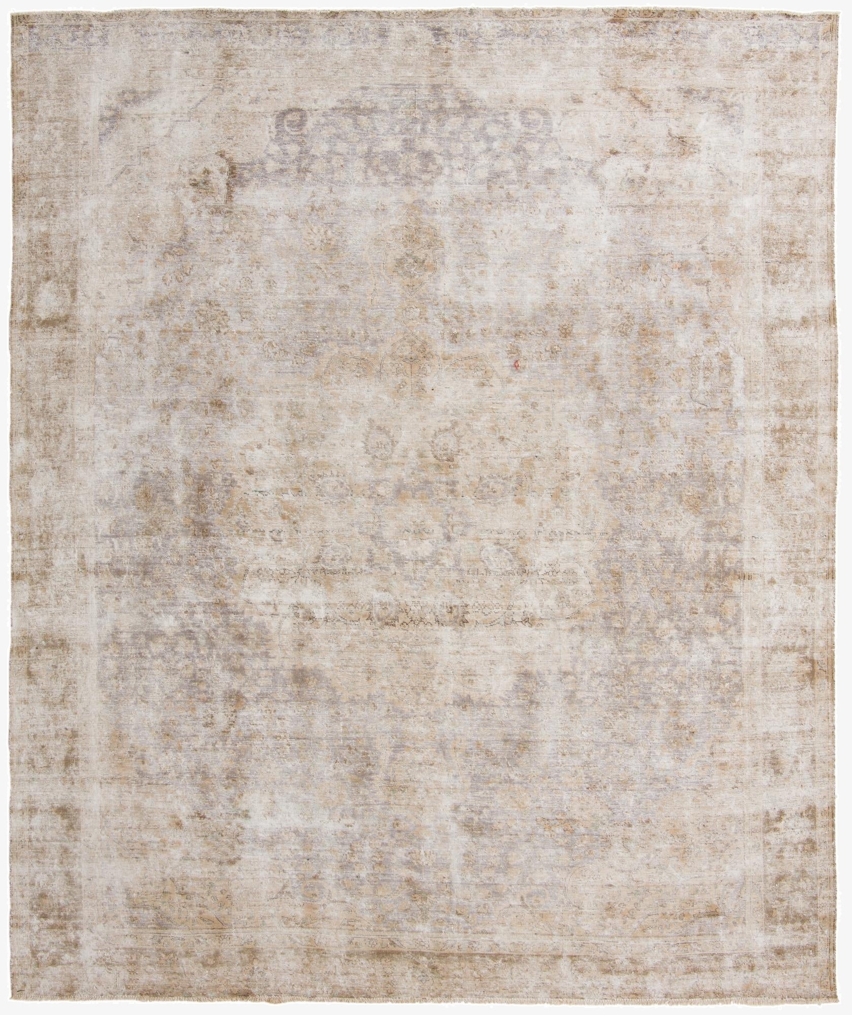 Primary image 9' 10 x 12'  Hand Knotted Ultra Vintage Persian Wool Rug