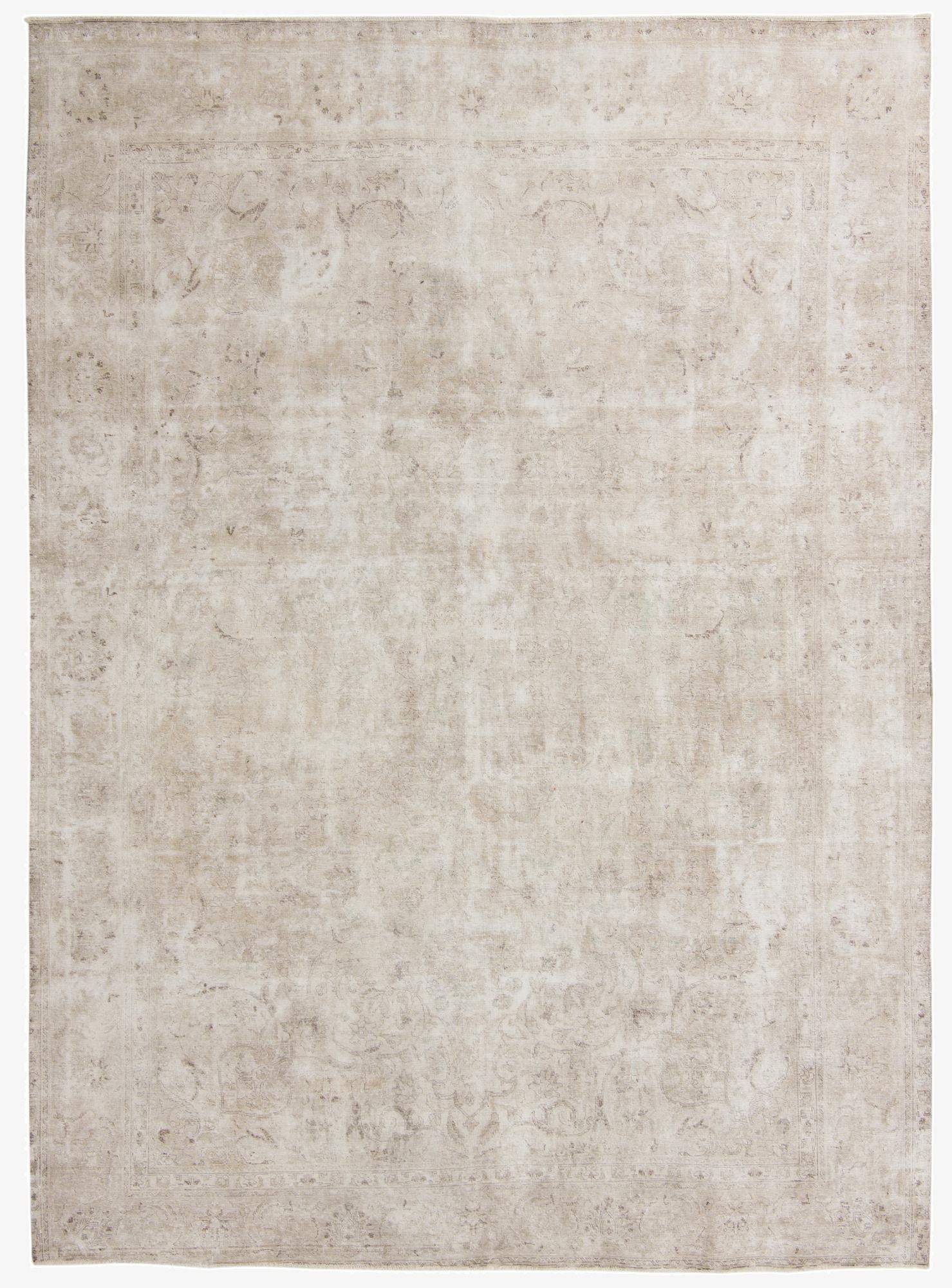 9' 2 x 12' 7  Hand Knotted Ultra Vintage Persian Wool Rug