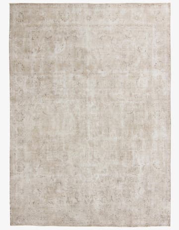 9' 2 x 12' 7 Hand Knotted Ultra Vintage Persian Wool Rug