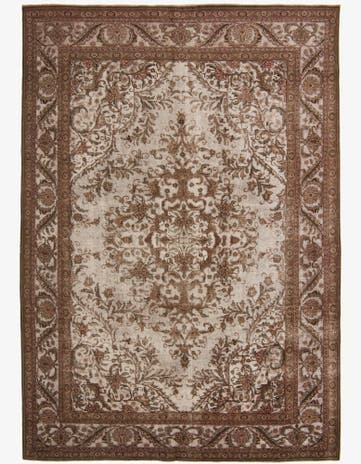 9' 3 x 13' 2 Hand Knotted Ultra Vintage Persian Wool Rug