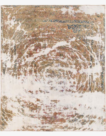 9' 5 x 11' 4 Hand Knotted Ultra Vintage Persian Wool Rug