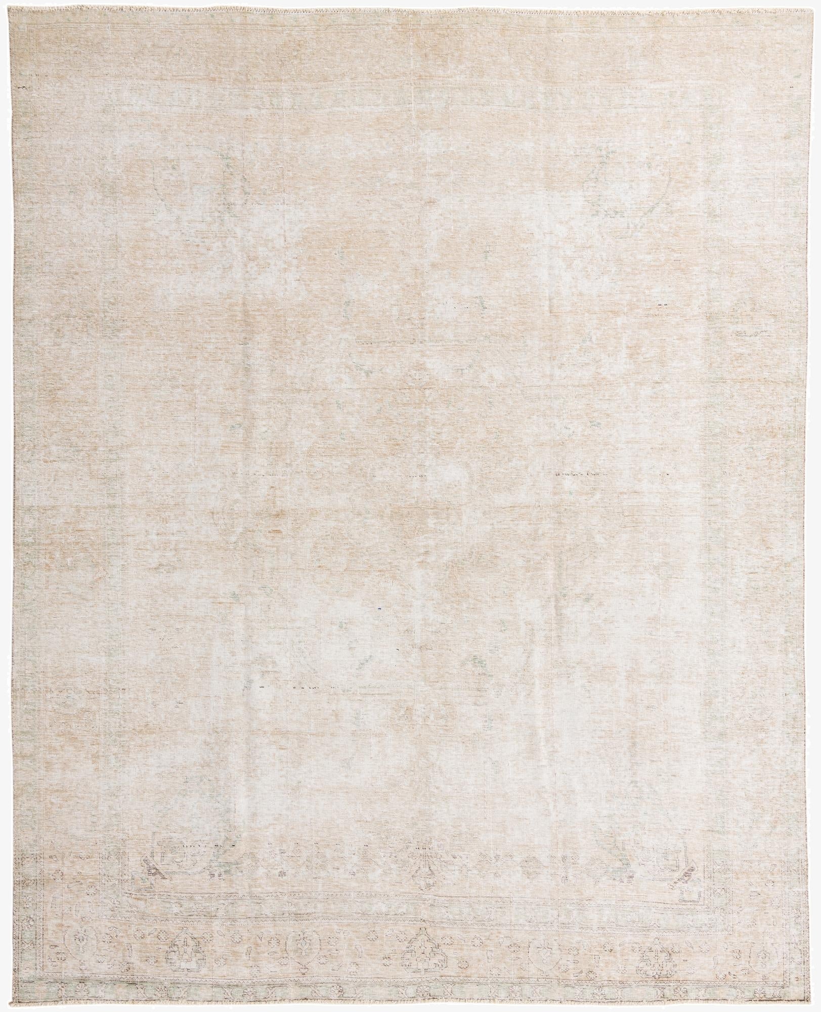 9' 5 x 12' 2  Hand Knotted Ultra Vintage Persian Wool Rug