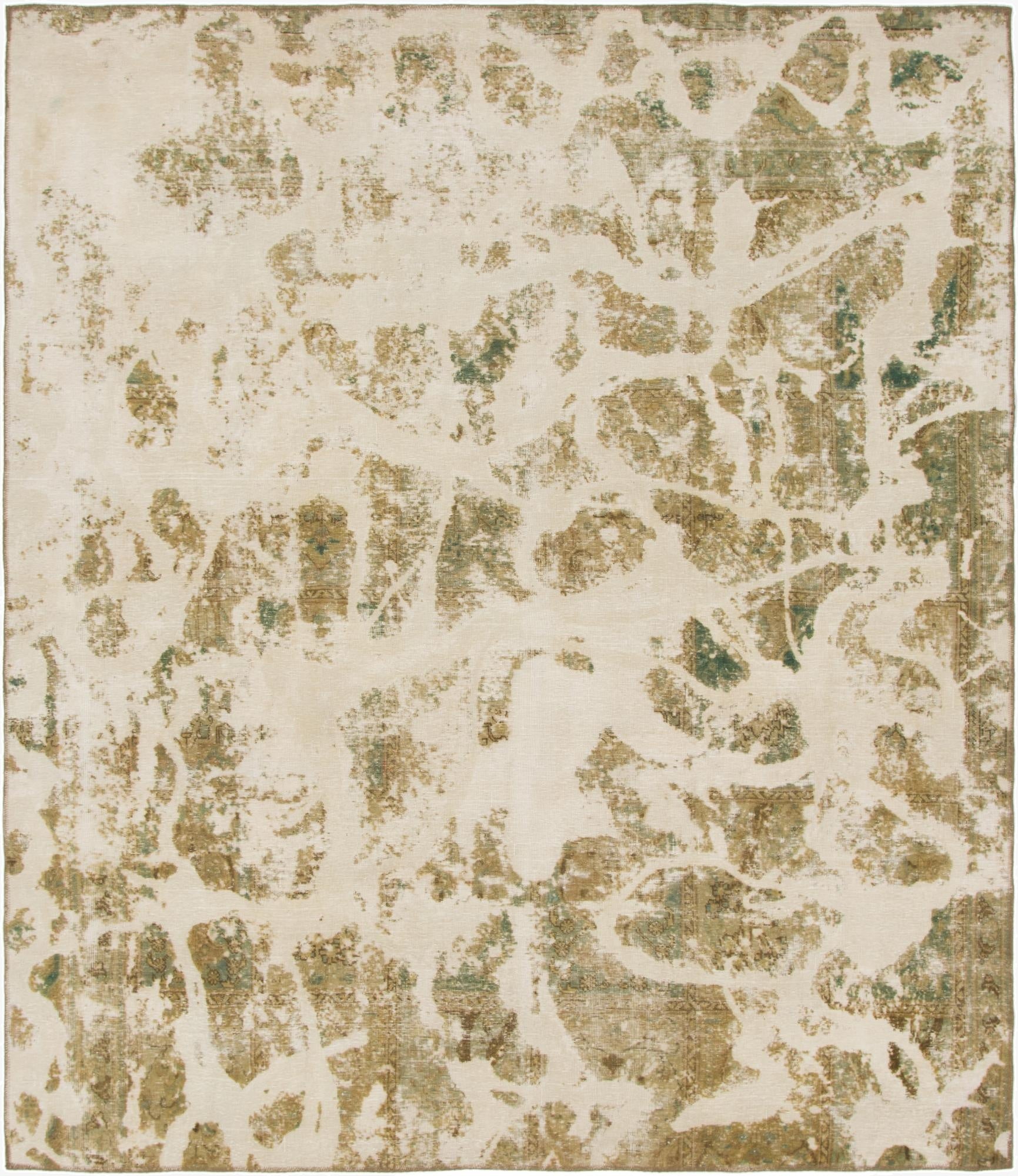 8' 2 x 9' 4  Hand Knotted Ultra Vintage Persian Wool Rug