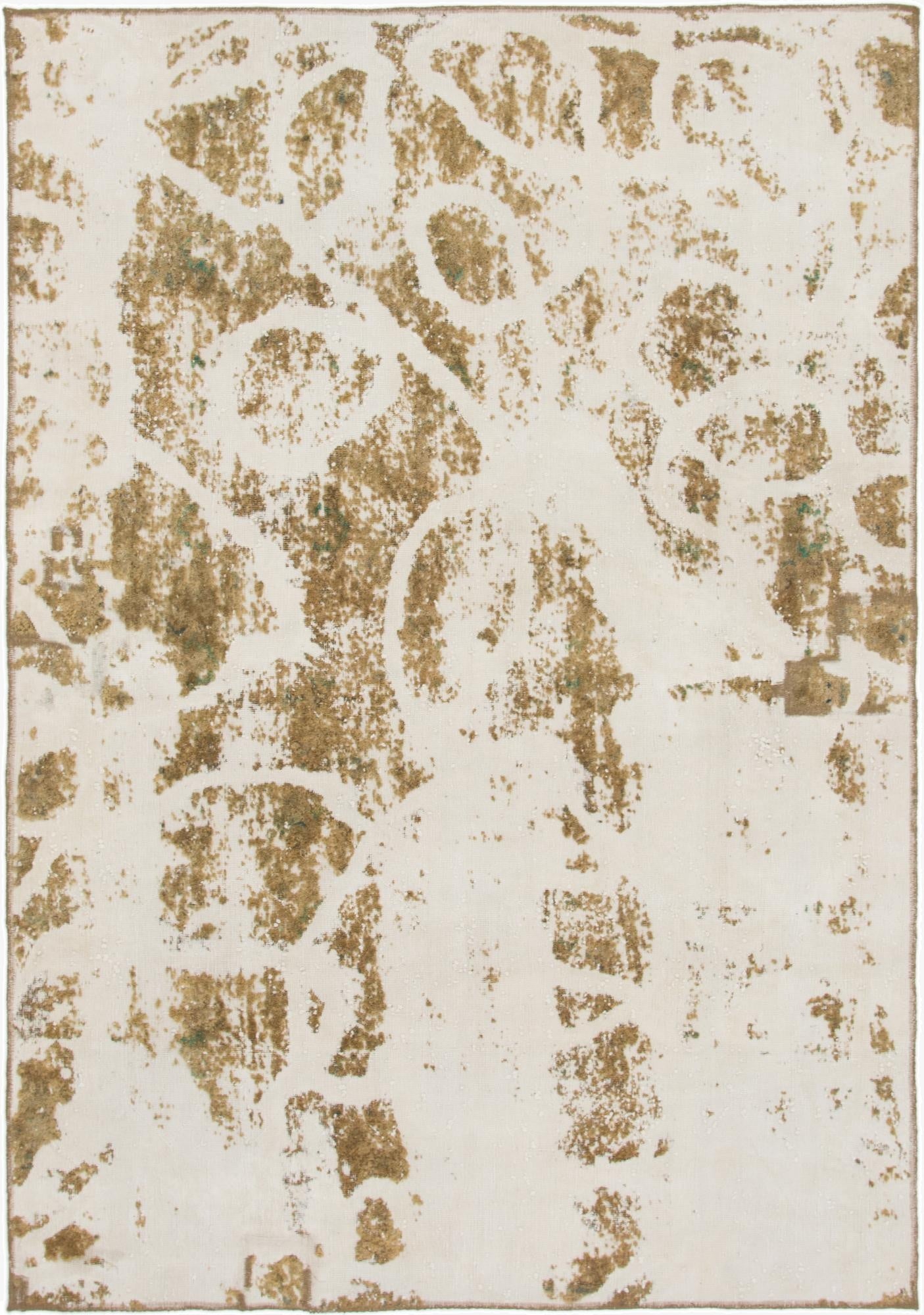 Primary image 5' 9 x 8' 4  Hand Knotted Ultra Vintage Persian Wool Rug