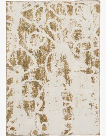 5' 9 x 8' 4 Hand Knotted Ultra Vintage Persian Wool Rug