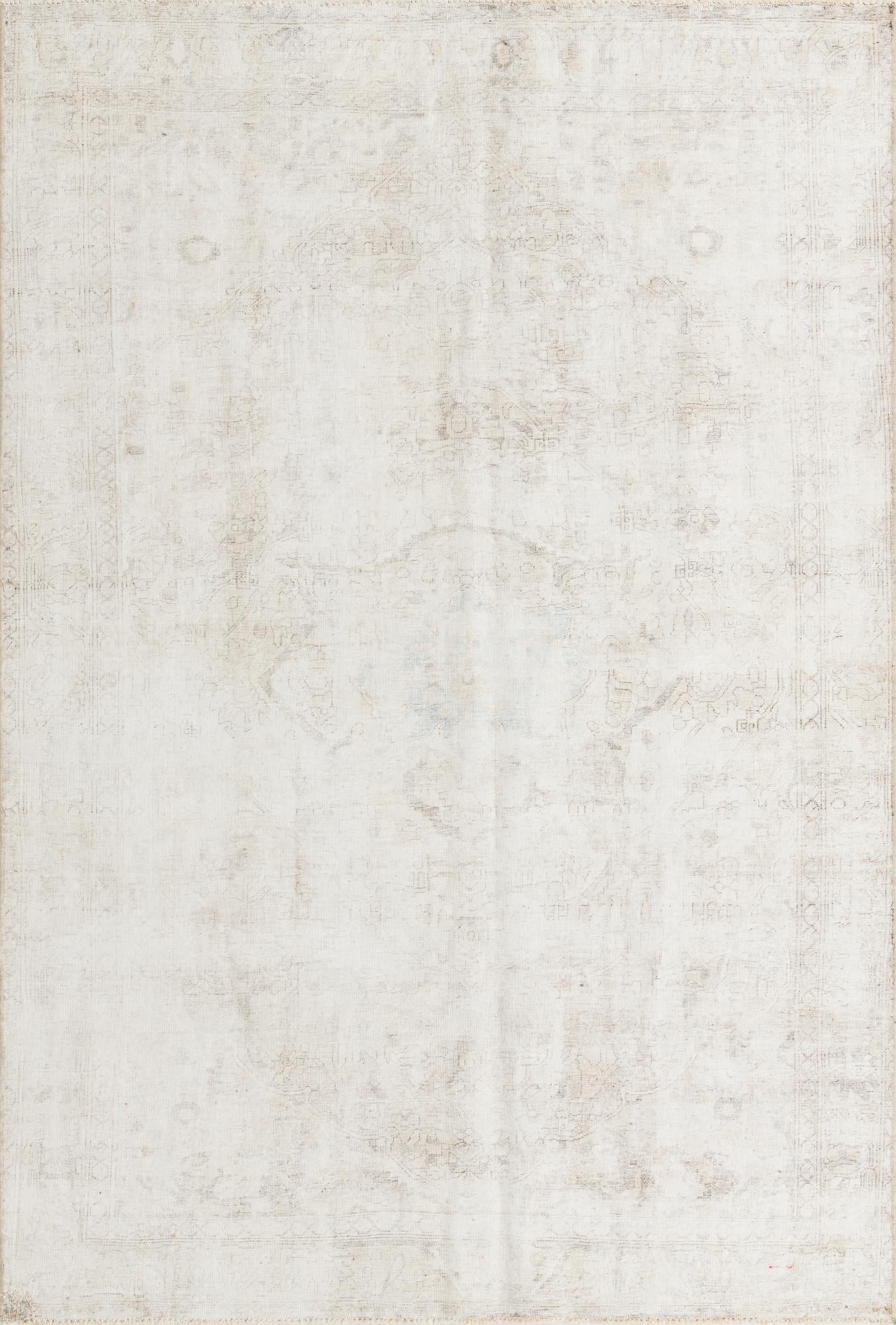 6' 8 x 10'  Hand Knotted Ultra Vintage Persian Wool Rug