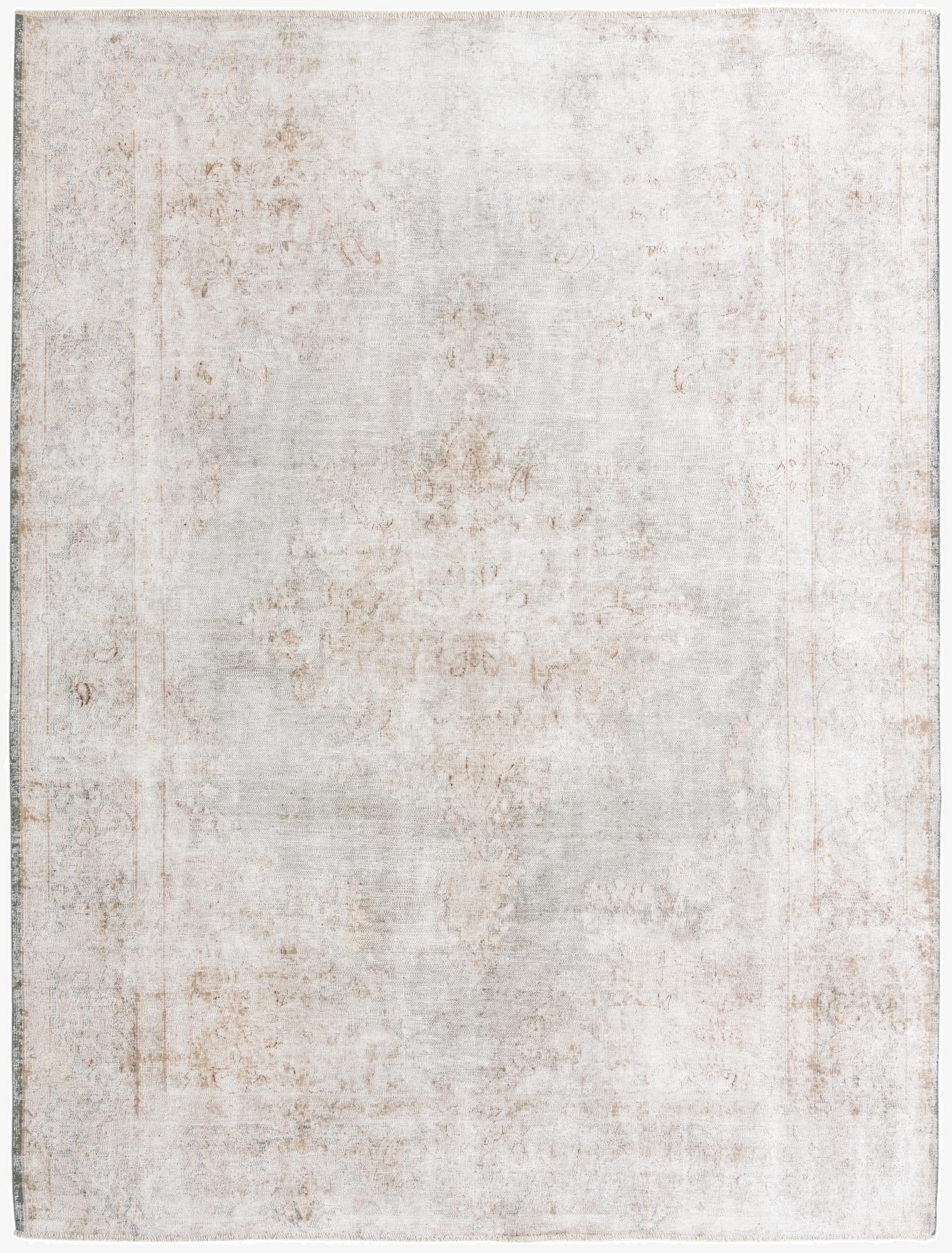 9' x 11' 9  Hand Knotted Ultra Vintage Persian Wool Rug