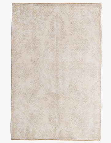 6' 1 x 9' 1 Hand Knotted Ultra Vintage Persian Wool Rug