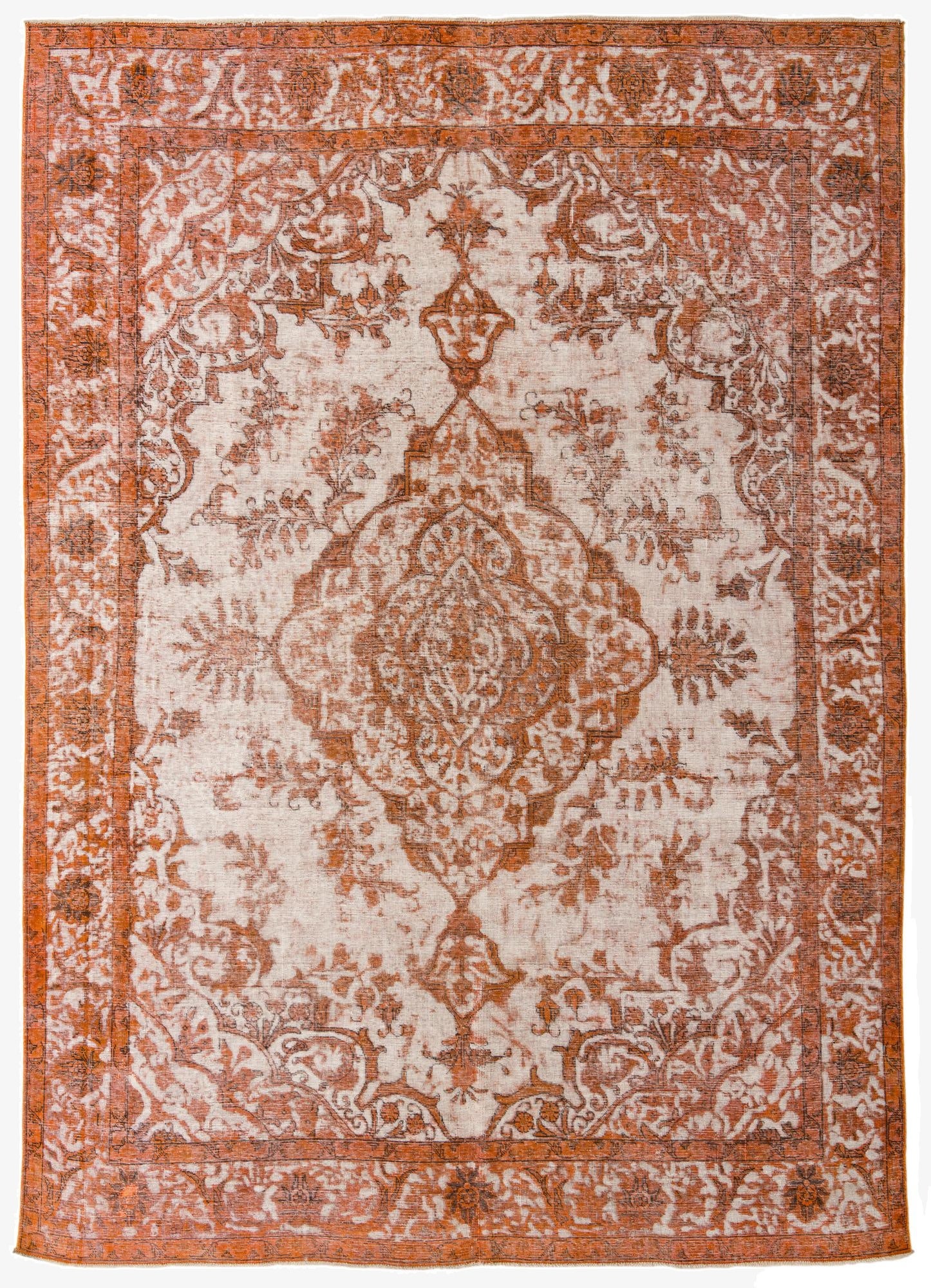 9' 4 x 13'  Hand Knotted Ultra Vintage Persian Wool Rug
