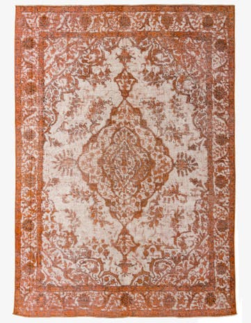 9' 4 x 13' Hand Knotted Ultra Vintage Persian Wool Rug