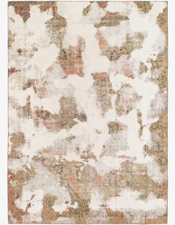 8' 4 x 11' 7 Hand Knotted Ultra Vintage Persian Wool Rug