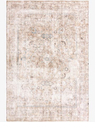 8' 3 x 12' Hand Knotted Ultra Vintage Persian Wool Rug