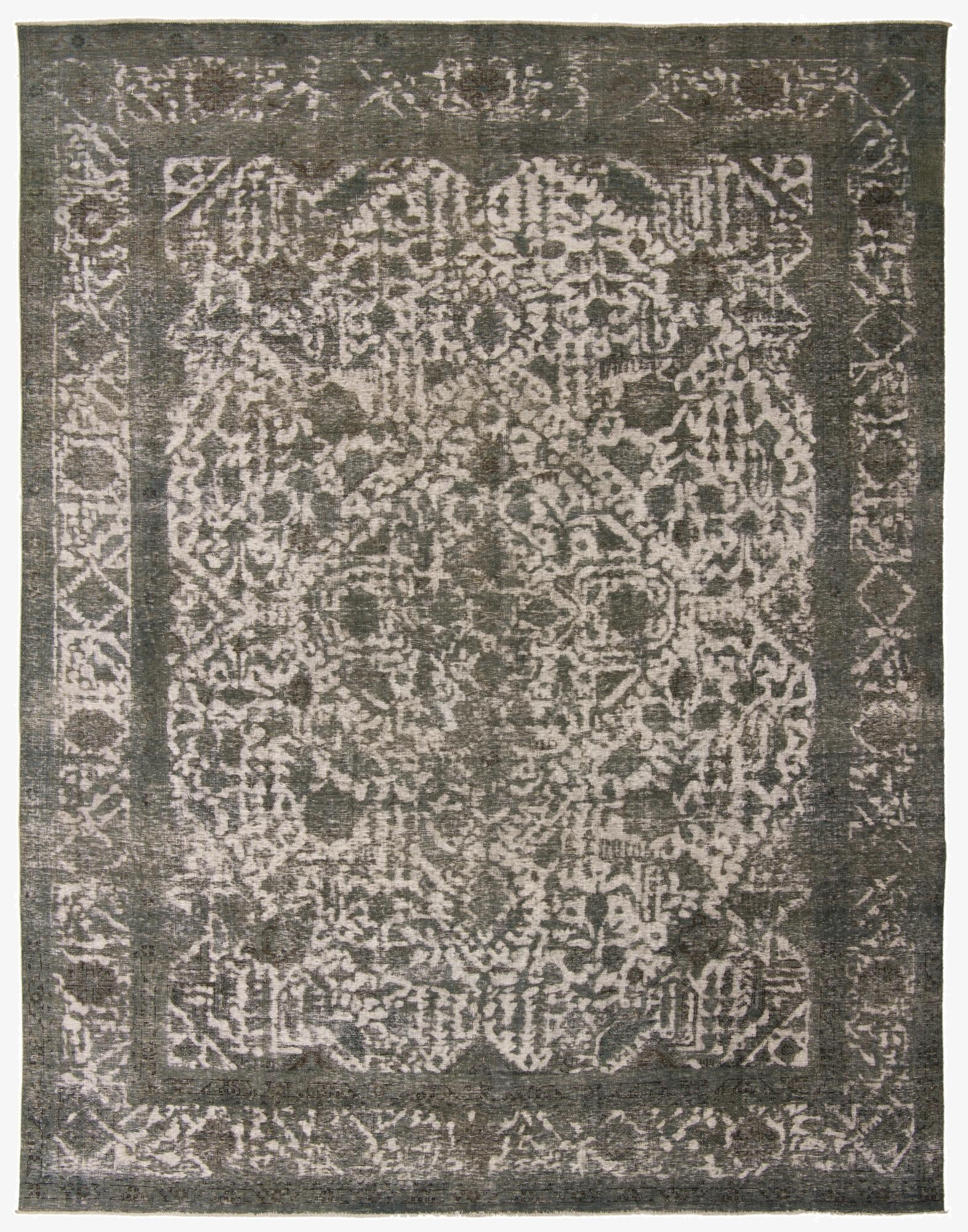 Primary image 9' 5 x 12' 1  Hand Knotted Ultra Vintage Persian Wool Rug