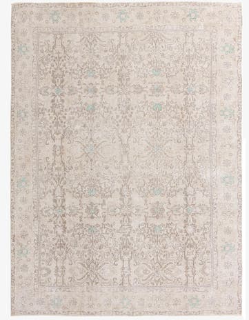 9' 6 x 12' 6 Hand Knotted Ultra Vintage Persian Wool Rug