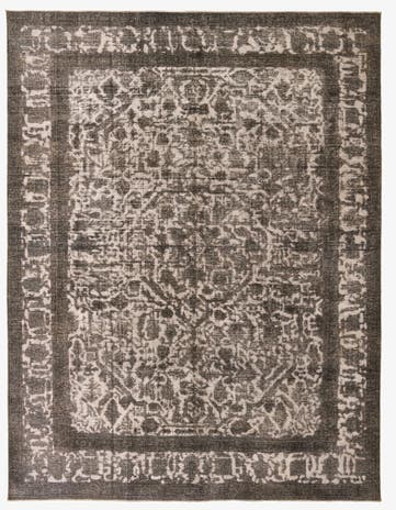 9' 9 x 12' 10 Hand Knotted Ultra Vintage Persian Wool Rug